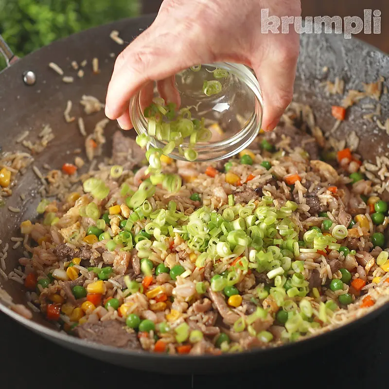 Special Fried Rice process shots 15 of 16