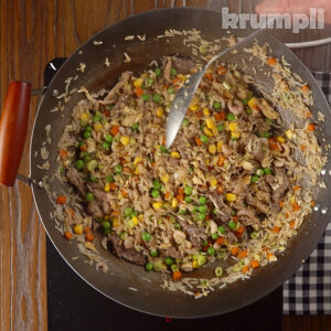 Special Fried Rice process shots 16 of 16
