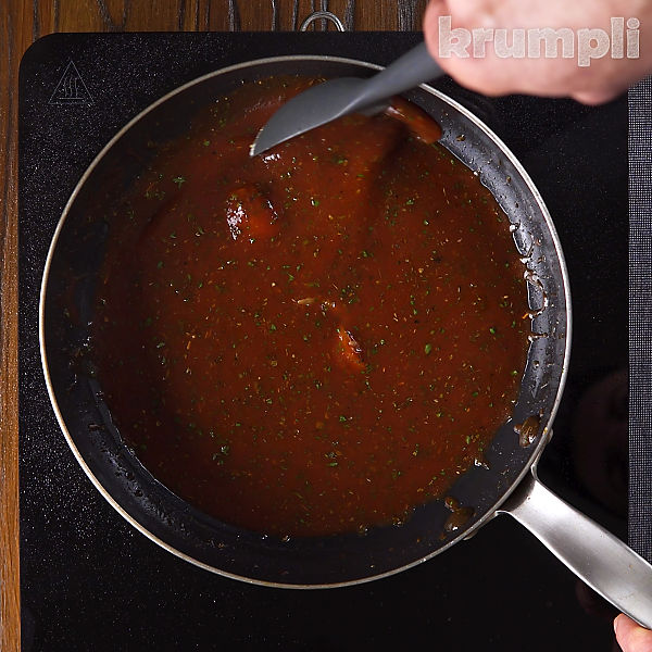 Meatball Pasta Bake process shots 13 of 19