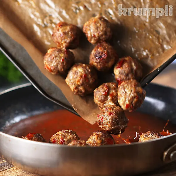 Meatball Pasta Bake process shots 14 of 19