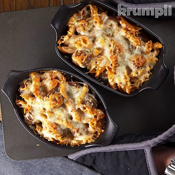 Meatball Pasta Bake process shots 19 of 19
