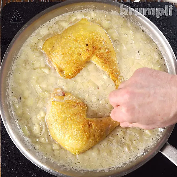 Normandy Chicken process shots 9 of 14