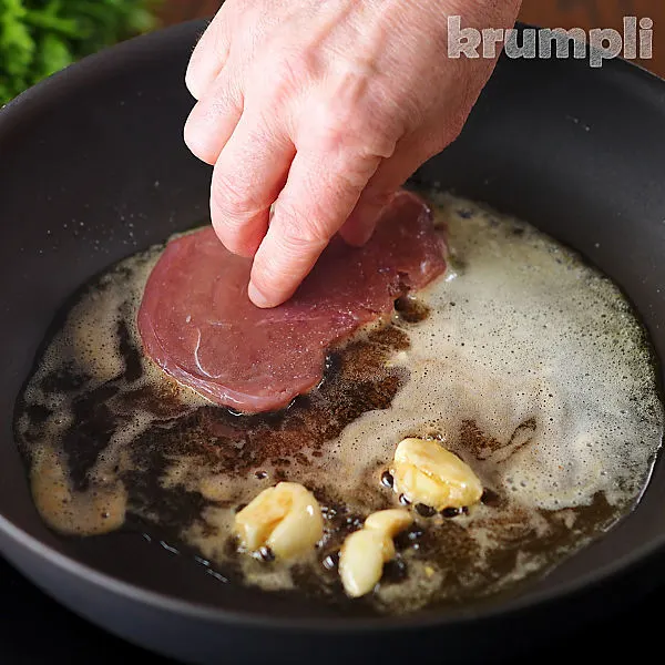 Pork Medallions with Mustard Sauce process shots 4 of 11