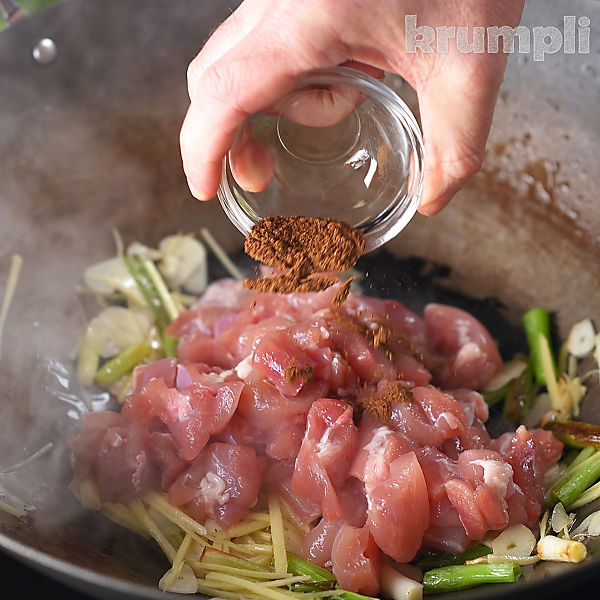 Shanghai Chicken process shots 9 of 12