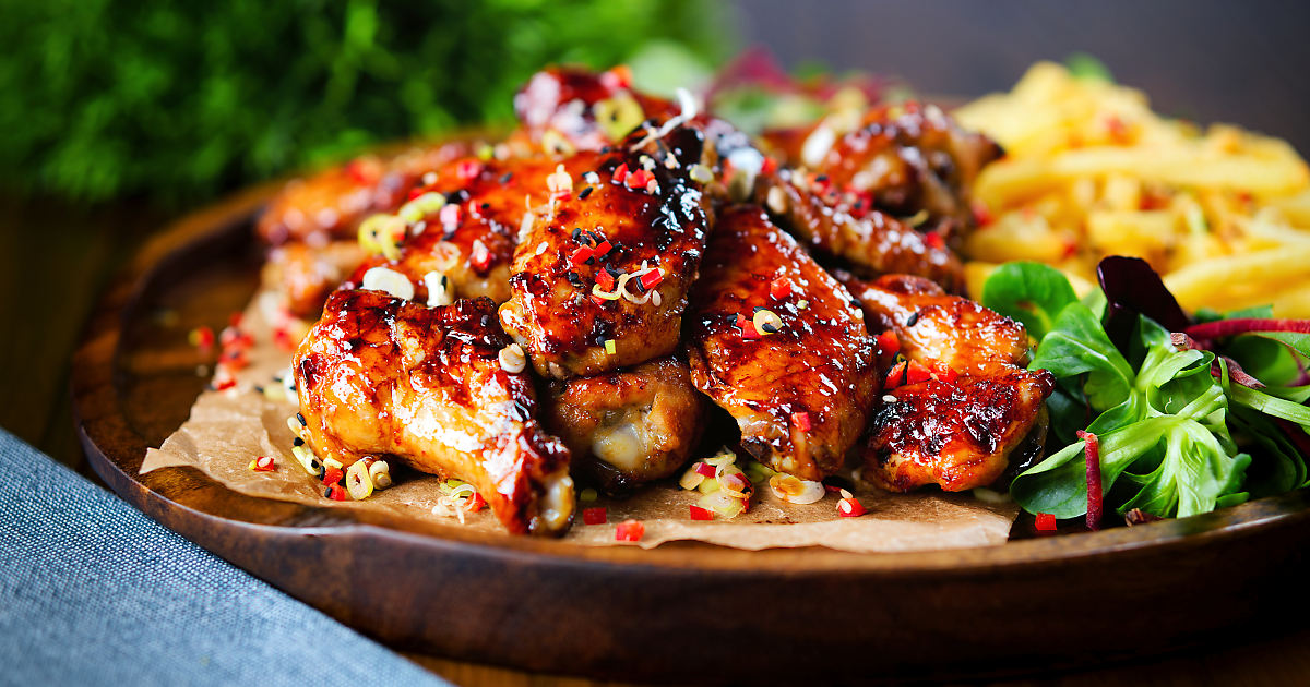 Sticky Teriyaki Chicken Wings (Oven Baked or Air Fryer)