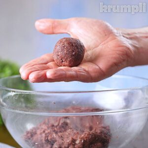 Black Pudding Meatballs process shots 5 of 17