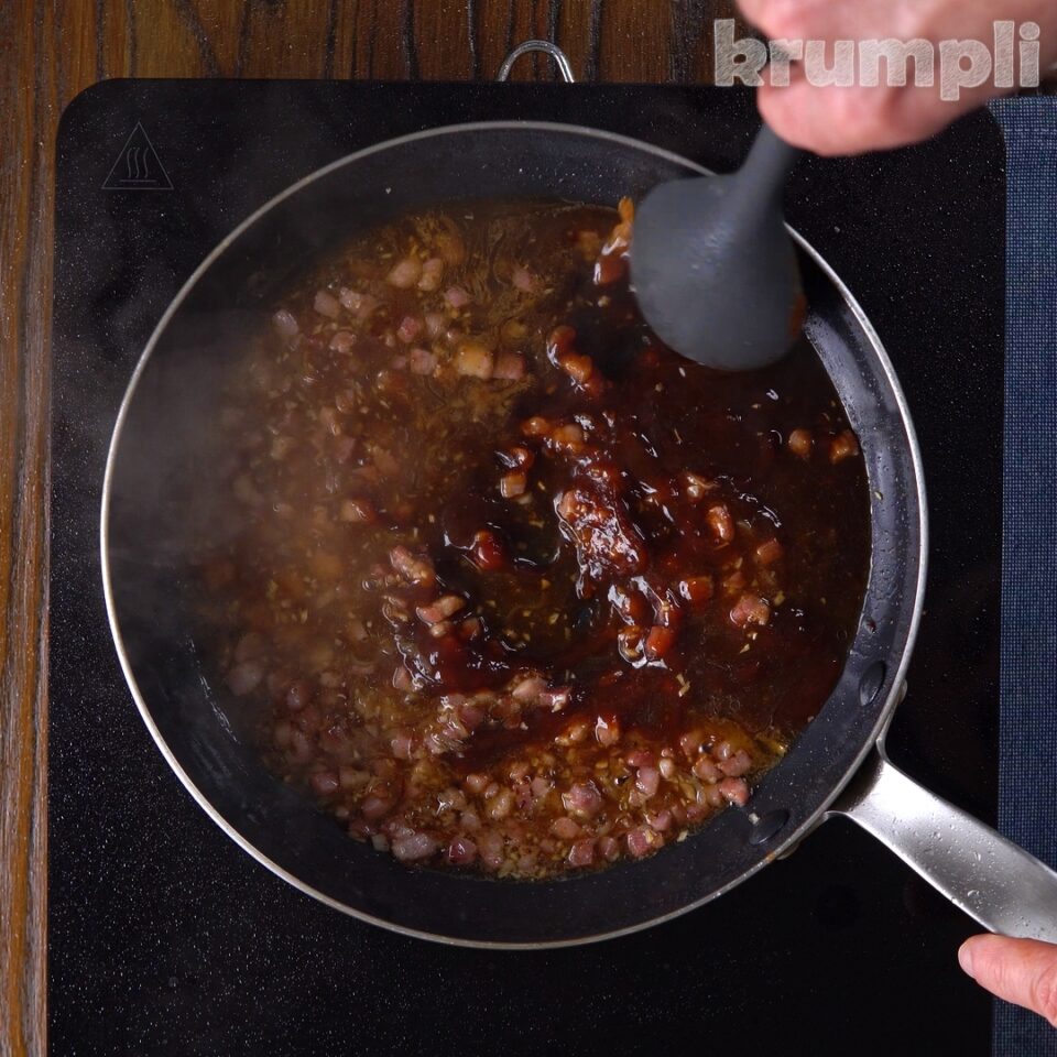 BBQ Chicken Pasta process shots 10 of 16
