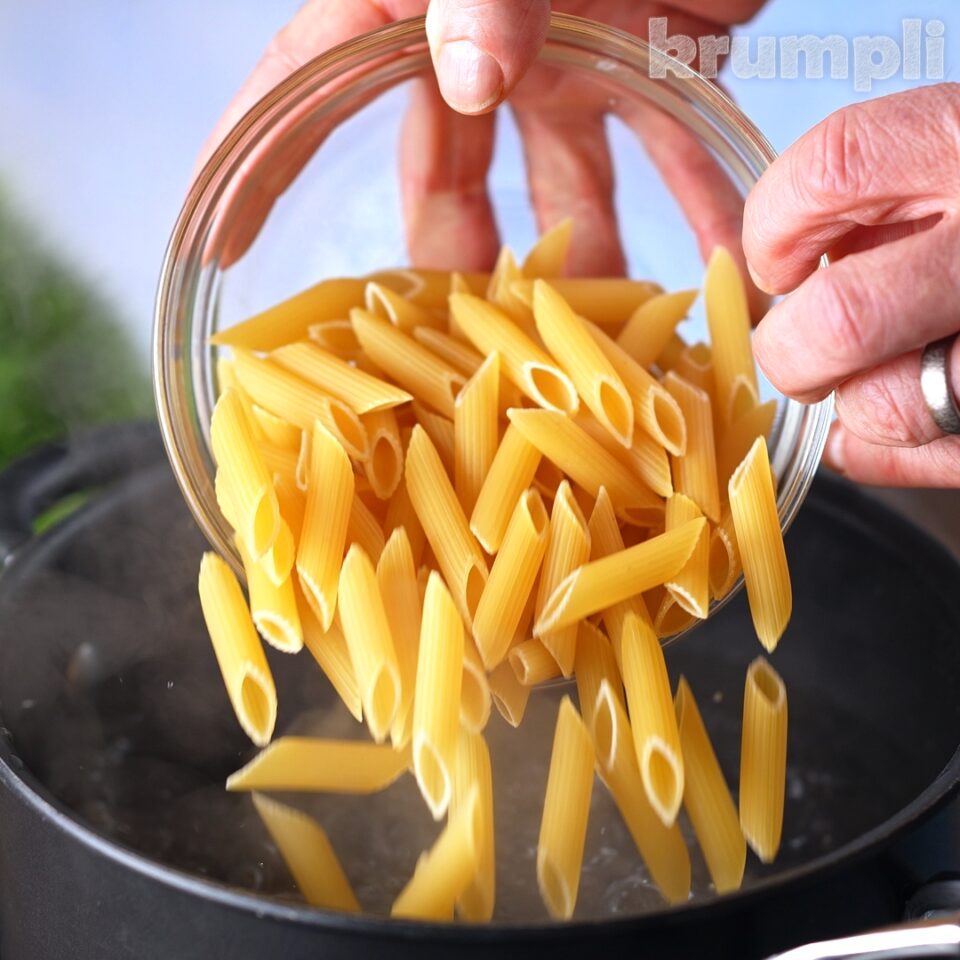 BBQ Chicken Pasta process shots 6 of 16