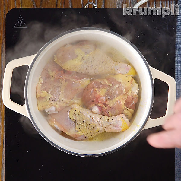 Coq Au Vin Blanc process shot 1 of 17