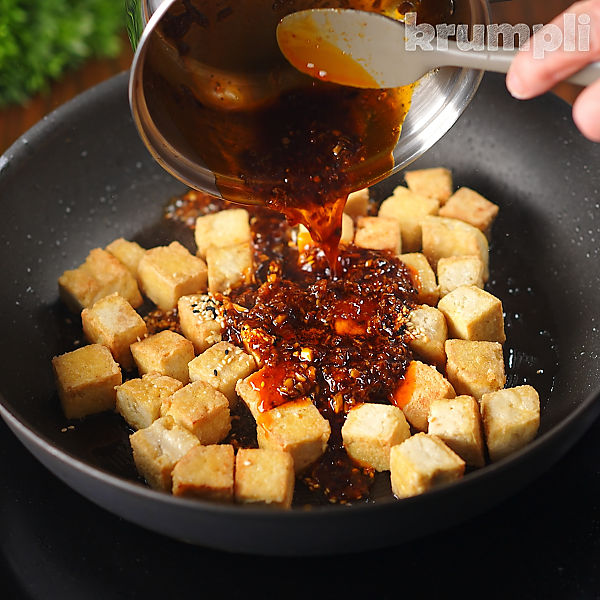 Sticky Sesame Tofu process shot 10 of 11