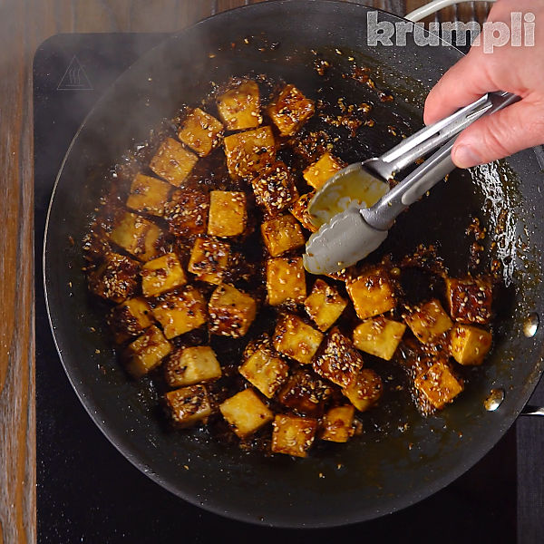 Sticky Sesame Tofu process shot 11 of 11