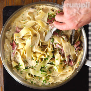 Steak Pasta process shot 7 of 7