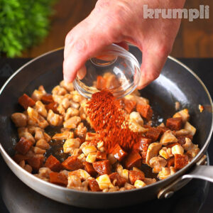 Chicken and Chorizo Risotto process shot 2 of 10