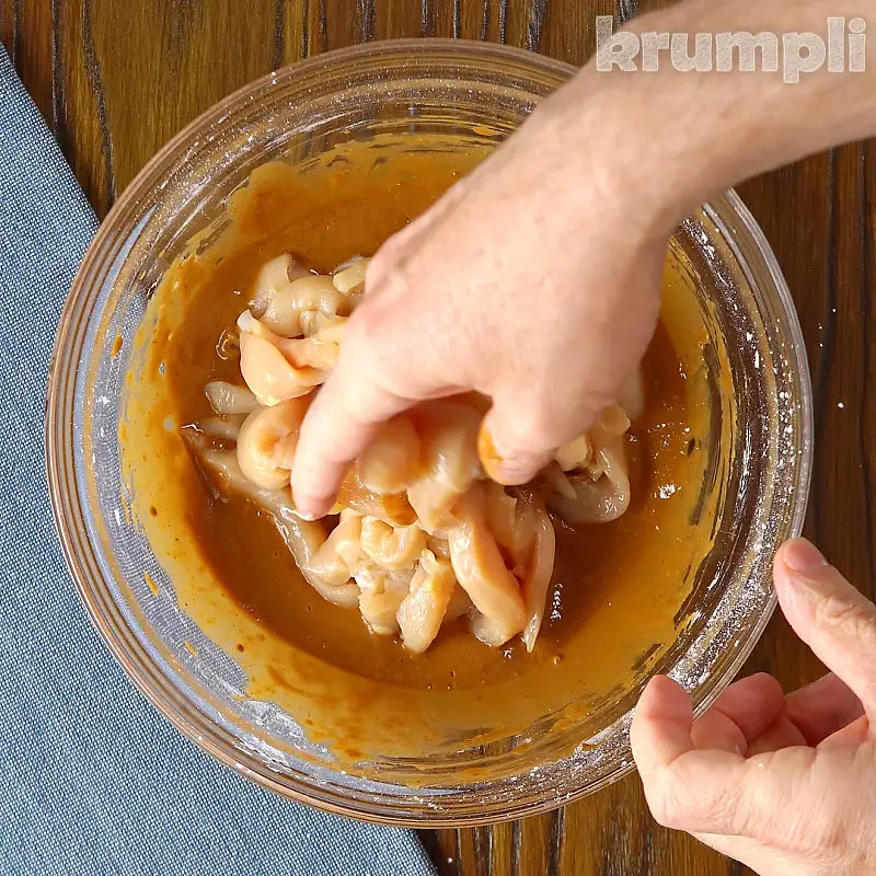 Dragon Chicken process shot 2 of 9