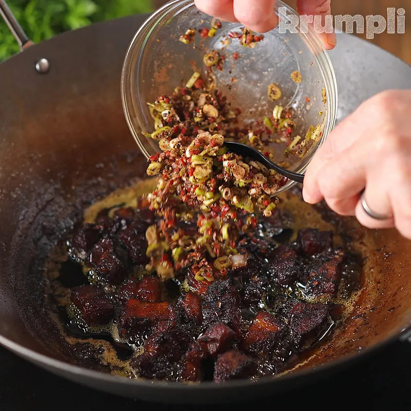 Salt and Pepper Pork Belly process shot 9 of 9