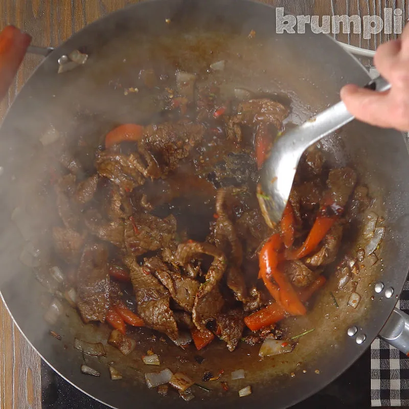 Thai Beef Stir Fry process shot 6 of 7