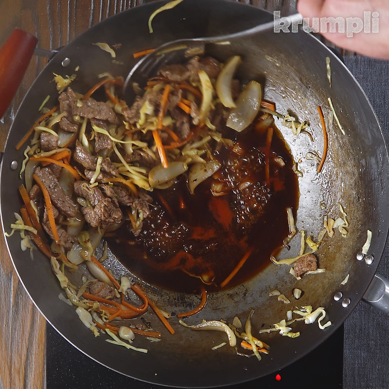 Beef Yakisoba process shot 7 of 8