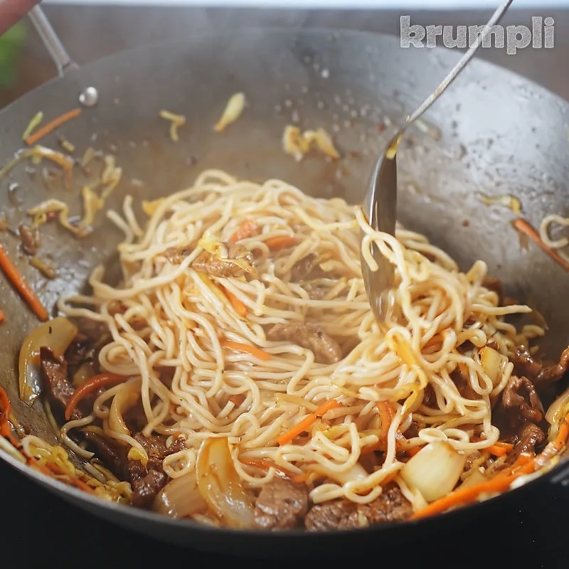 Beef Yakisoba process shot 8 of 8