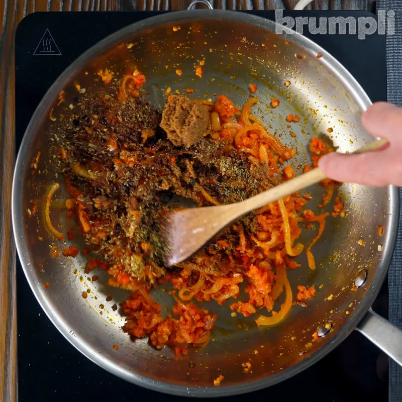 Chickpea Chilli process shot 4 of 7