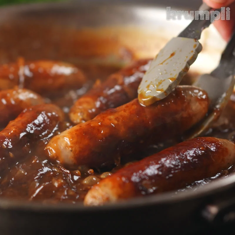 Devilled Sausages process shot 9 of 9