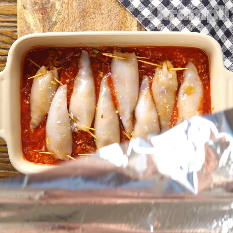 Stuffed Squid process shot 11 of 11