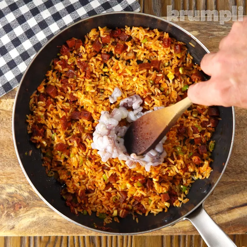 Stuffed Squid process shot 5 of 11