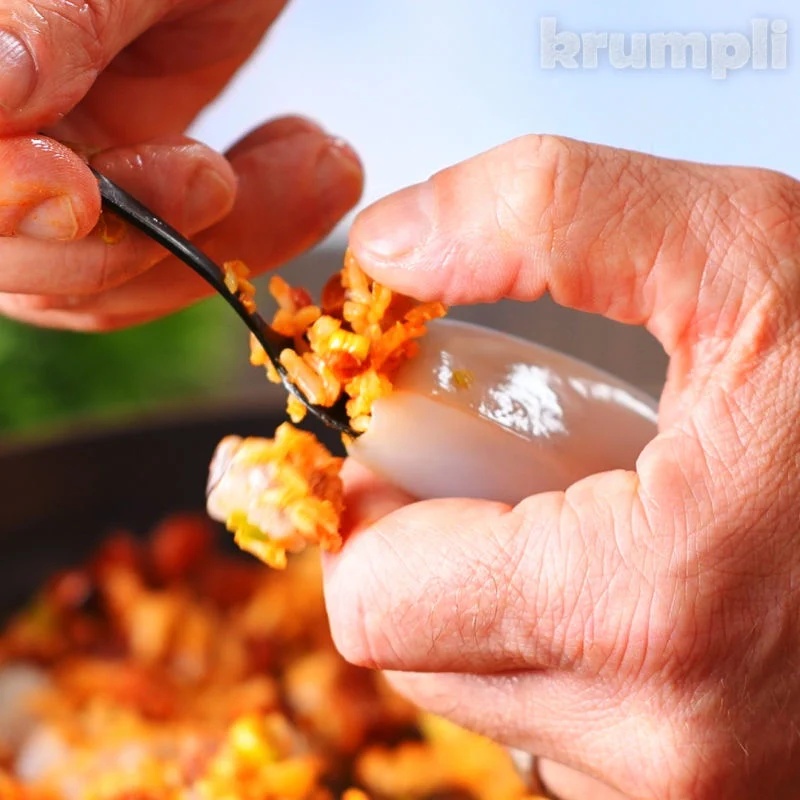 Stuffed Squid process shot 7 of 11