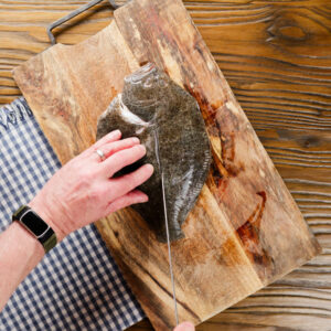 Turbot Preparation shot 1 of 3