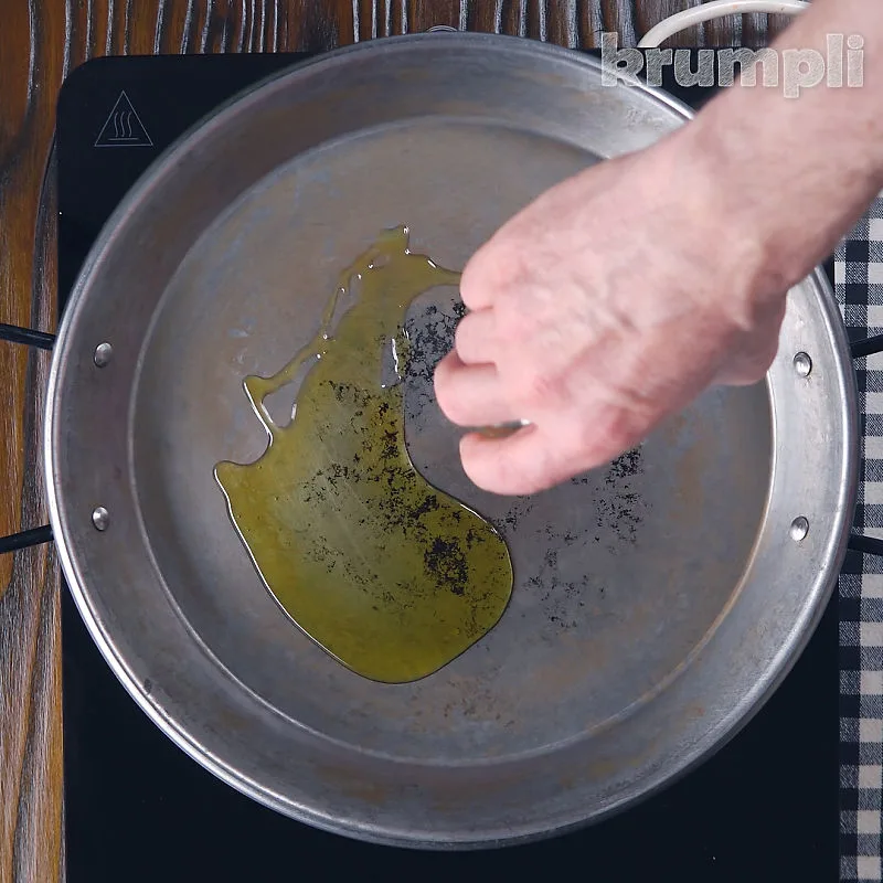 Vegetarian Paella process shot 1 of 9