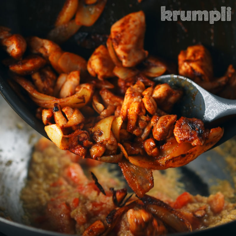 Chicken Dopiaza process shot 10 of 12