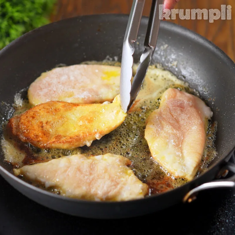 Chicken Piccata process shot 2 of 6