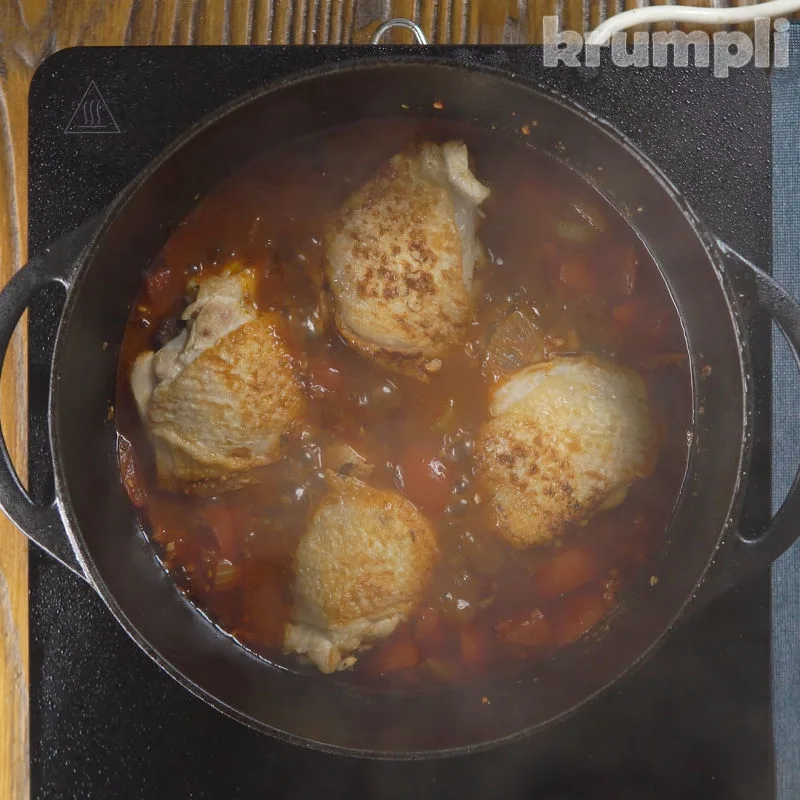 Mexican Chicken Stew process shot 7 of 9