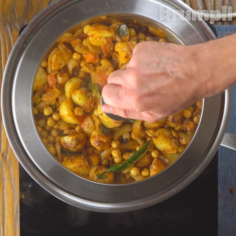 Chana Aloo process shot 6 of 7