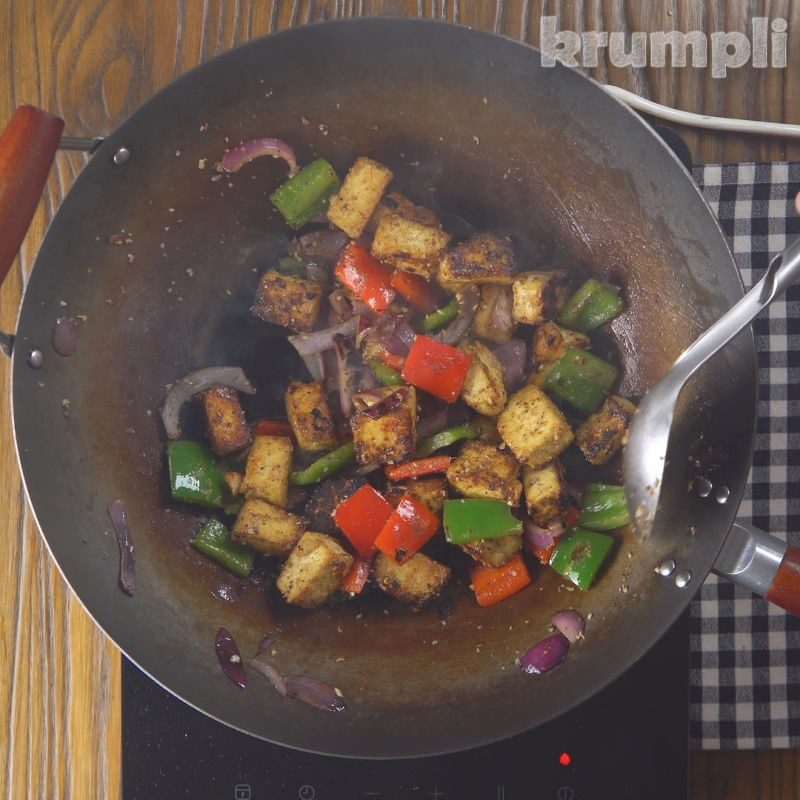 Szechuan Tofu process shot 7 of 8