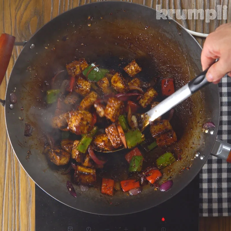 Szechuan Tofu process shot 8 of 8