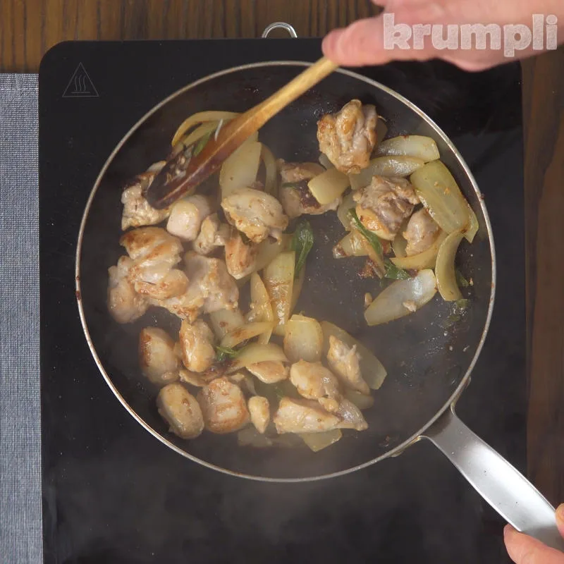 Chicken and Mushroom Curry Process Shot 3 of 7
