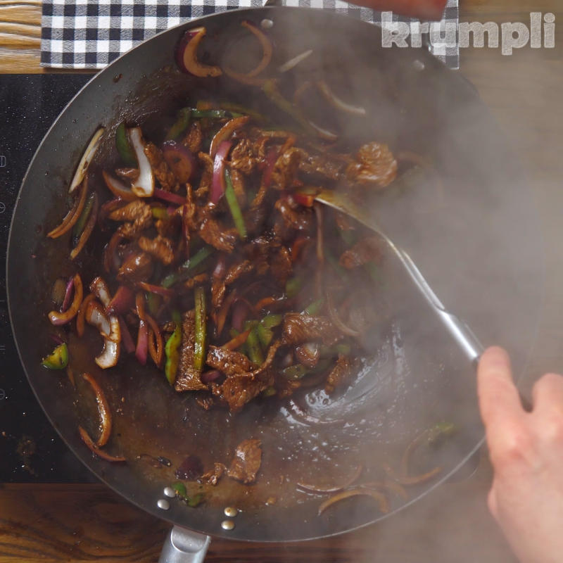 Black Pepper Beef Process shot 6 of 7