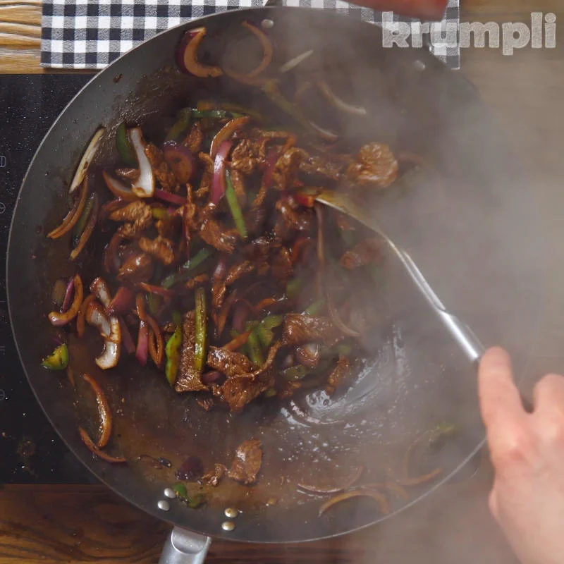 Black Pepper Beef Process shot 6 of 7