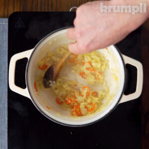 Butternut Squash Chilli Process shot 1 of 5