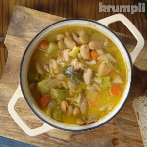 Chicken and Butterbean Stew Process shot 5 of 5