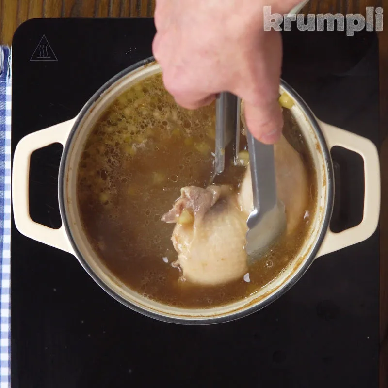 Cock A Leekie Soup Process shot 3 of 6