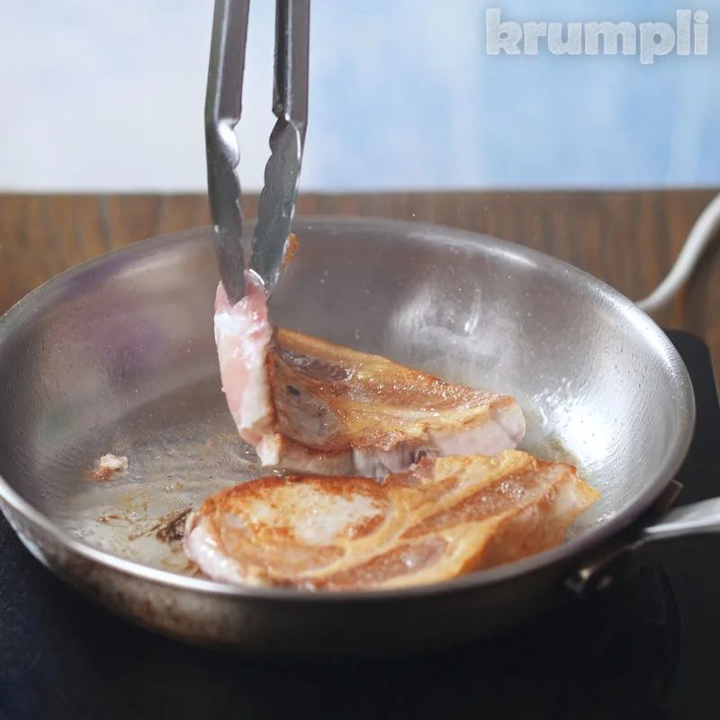 Curried Pork Chops Process shot 1 of 6
