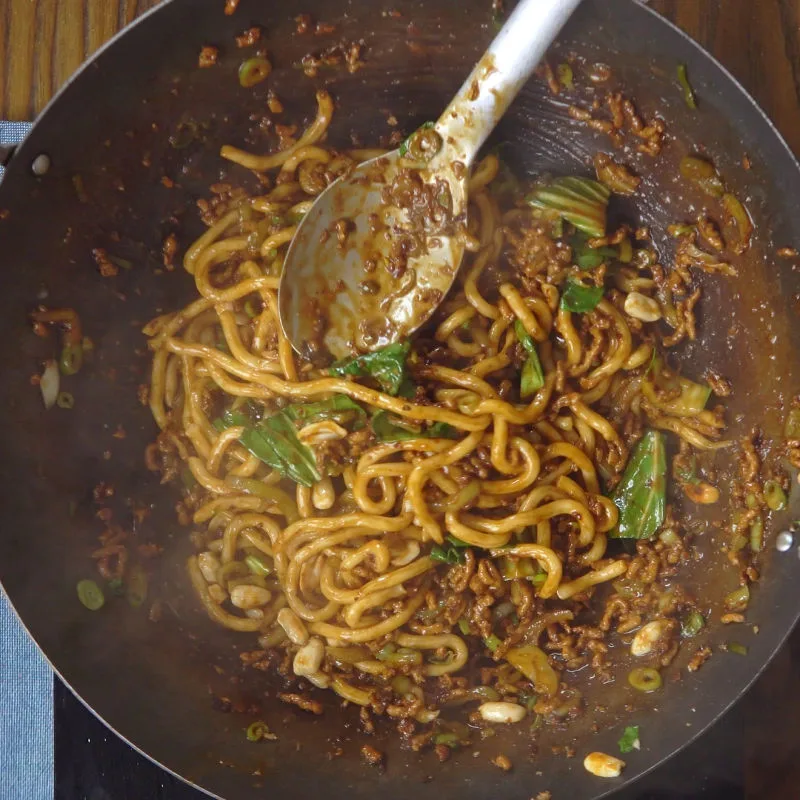 Dan Dan Noodles Process Shot 5 of 6