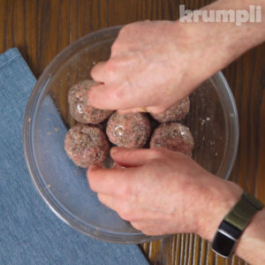 Minted Lamb Meatballs Process shot 2 of 8