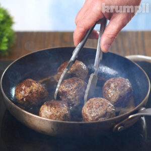 Minted Lamb Meatballs Process shot 3 of 8