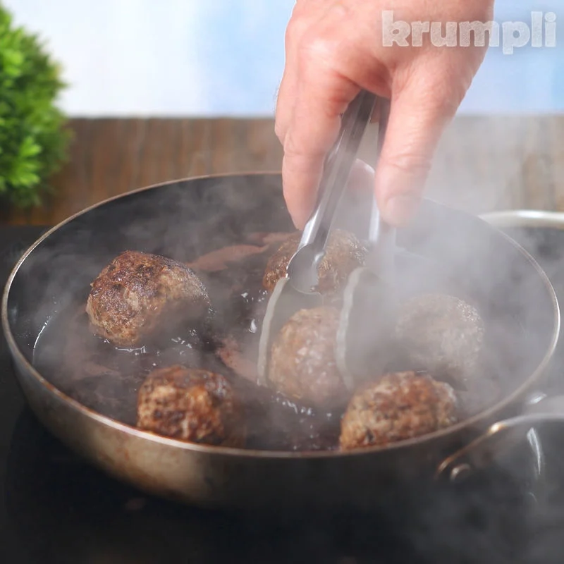 Minted Lamb Meatballs Process shot 6 of 8