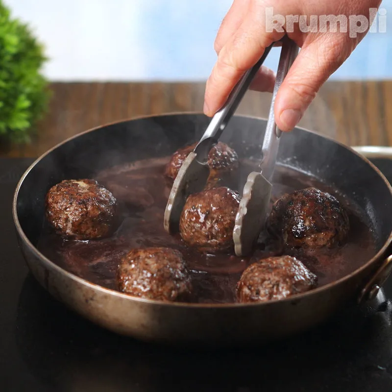 Minted Lamb Meatballs Process shot 8 of 8