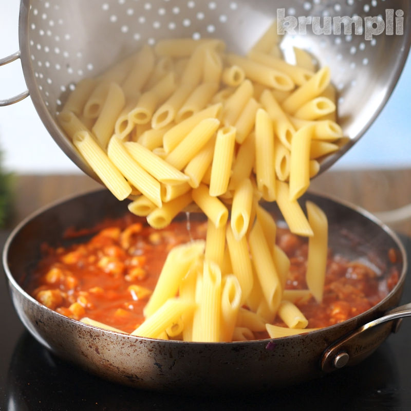 Curry Chicken Pasta Process shot 5 of 6