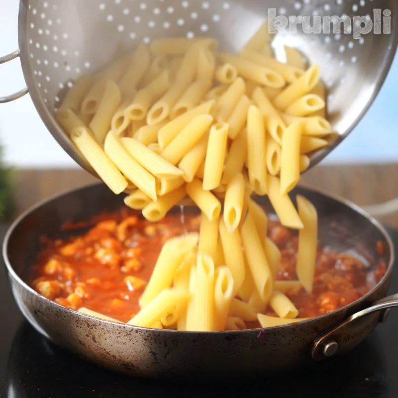 Curry Chicken Pasta Process shot 5 of 6