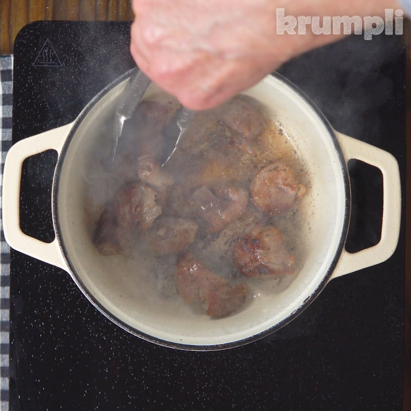Lamb Stew with Dumplings Process shot 1 of 7